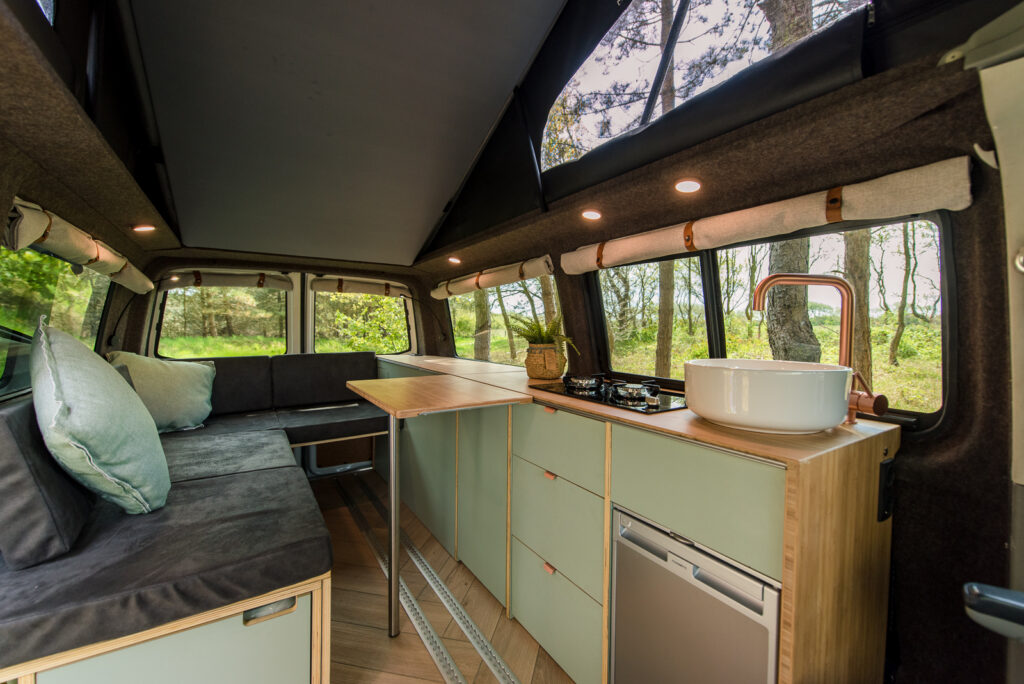 VW Transporter gordijnen